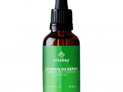 Vitamina D3 lichida picaturi, 5.000 UI, 50ml, Vitabay